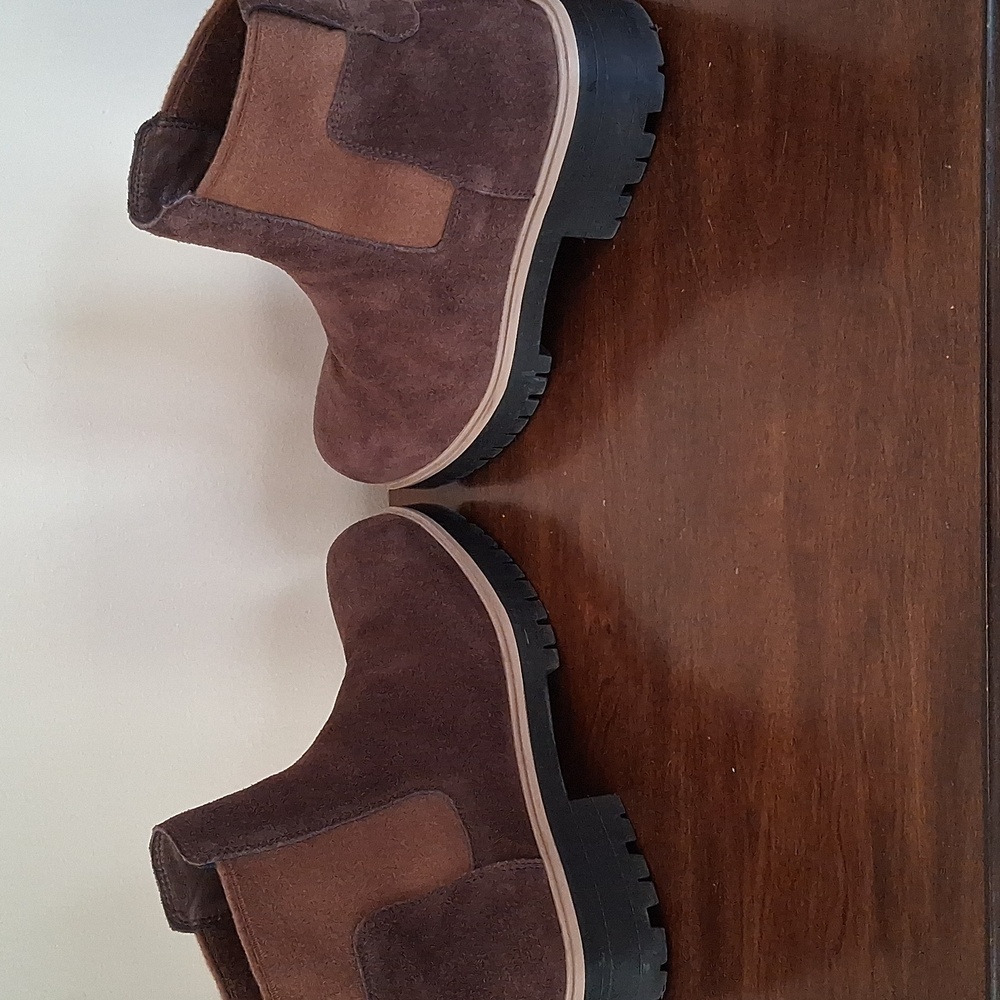 Eddie Bauer Bellingham Brown Suede Chelsea Boots Size 11 View 4
